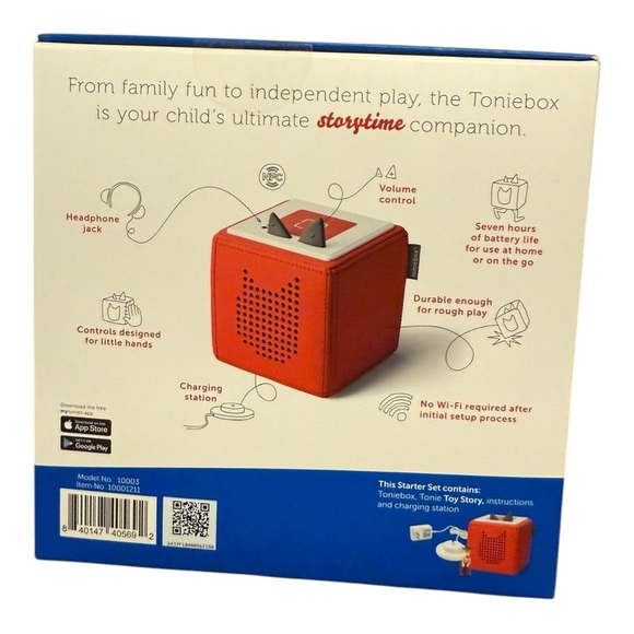 Tonies Red Interactive Learning Toy with Audio Features - Picture 3 of 3